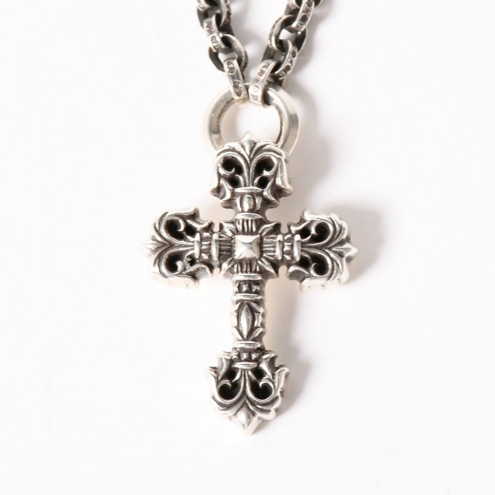 CHROME HEARTS クロムハーツ フィリグリークロス 19インチ ペーパーチェーン 重量58.94g .925 1998 1999刻印 アクセサリー シルバー925 美品 中古 4a006041