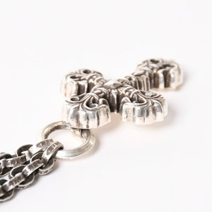 CHROME HEARTS クロムハーツ フィリグリークロス 19インチ ペーパーチェーン 重量58.94g .925 1998 1999刻印 アクセサリー シルバー925 美品 中古 4a006041