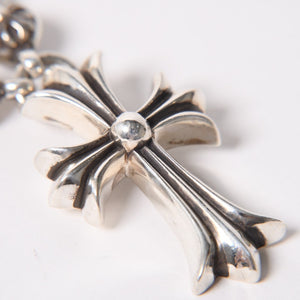 極美品 CHROME HEARTS クロムハーツ #1 CRSBL CHN SML CH CRS 20inch #1クロスボールチェーン スモールCHクロス ネックレス 20インチ 重量約118.8g 中古 4a006042