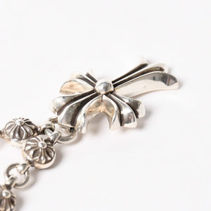 極美品 CHROME HEARTS クロムハーツ #1 CRSBL CHN SML CH CRS 20inch #1クロスボールチェーン スモールCHクロス ネックレス 20インチ 重量約118.8g 中古 4a006042