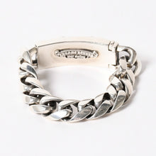 画像をギャラリービューアに読み込む, CHROME HEARTS クロムハーツ IDブレスレット ブレスレット セメタリークロス Cemetary Cross Bracelet 11リンク 重量約106.15g 美品 中古 4a006037