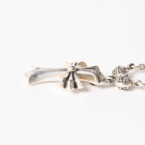 極美品 CHROME HEARTS クロムハーツ #1 CRSBL CHN SML CH CRS 20inch #1クロスボールチェーン スモールCHクロス ネックレス 20インチ 重量約118.8g 中古 4a006042