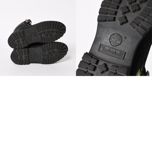 CHROME HEARTS クロムハーツ × Timberland ティンバーランド 6インチブーツ サイズ8M 10073 セメタリークロスパッチ 8パッチ 美品 中古 4a006035