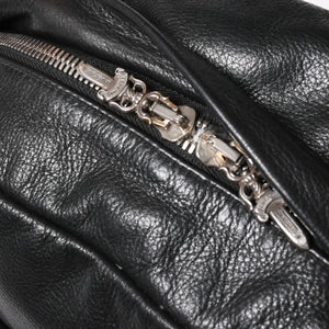極美品 CHROME HEARTS クロムハーツ 7TH GRADE バックパック セメタリークロスパッチ CHクロス装飾 ガンスリンガー ダガー 中古 4a006036