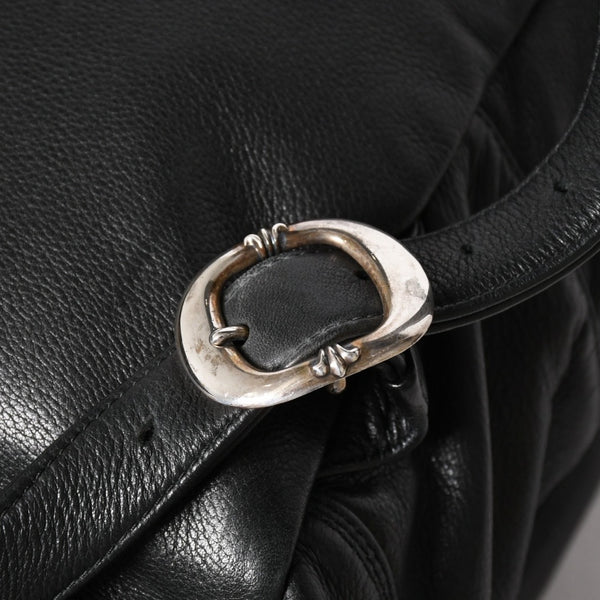 極美品 CHROME HEARTS クロムハーツ 7TH GRADE バックパック セメタリークロスパッチ CHクロス装飾 ガンスリンガー ダガー 中古 4a006036