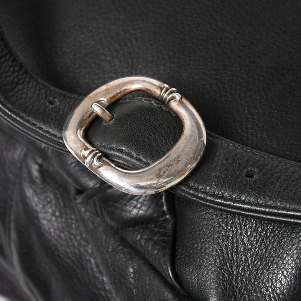 極美品 CHROME HEARTS クロムハーツ 7TH GRADE バックパック セメタリークロスパッチ CHクロス装飾 ガンスリンガー ダガー 中古 4a006036