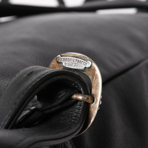 極美品 CHROME HEARTS クロムハーツ 7TH GRADE バックパック セメタリークロスパッチ CHクロス装飾 ガンスリンガー ダガー 中古 4a006036
