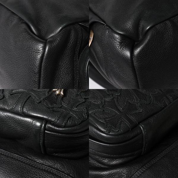 極美品 CHROME HEARTS クロムハーツ 7TH GRADE バックパック セメタリークロスパッチ CHクロス装飾 ガンスリンガー ダガー 中古 4a006036