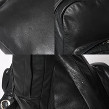 画像をギャラリービューアに読み込む, 極美品 CHROME HEARTS クロムハーツ 7TH GRADE バックパック セメタリークロスパッチ CHクロス装飾 ガンスリンガー ダガー 中古 4a006036