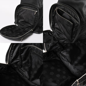 極美品 CHROME HEARTS クロムハーツ 7TH GRADE バックパック セメタリークロスパッチ CHクロス装飾 ガンスリンガー ダガー 中古 4a006036