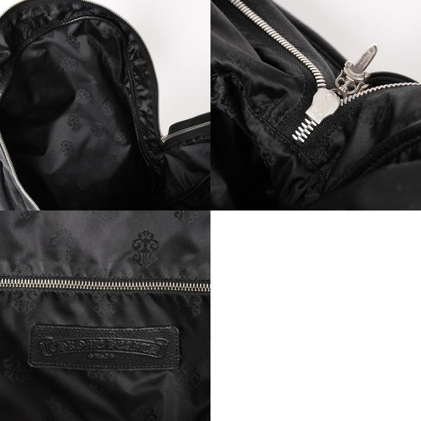 極美品 CHROME HEARTS クロムハーツ 7TH GRADE バックパック セメタリークロスパッチ CHクロス装飾 ガンスリンガー ダガー 中古 4a006036