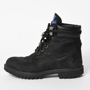 CHROME HEARTS クロムハーツ × Timberland ティンバーランド 6インチブーツ サイズ8M 10073 セメタリークロスパッチ 8パッチ 美品 中古 4a006035