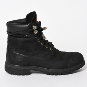 CHROME HEARTS クロムハーツ × Timberland ティンバーランド 6インチブーツ サイズ8M 10073 セメタリークロスパッチ 8パッチ 美品 中古 4a006035