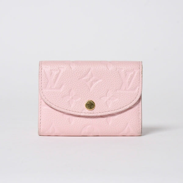 極美品 LOUIS VUITTON ルイヴィトン コインケース 小銭入れ 財布 ポルトモネ ロザリモノグラムアンプラント コンフェッティピンク M29450 中古 4a006056