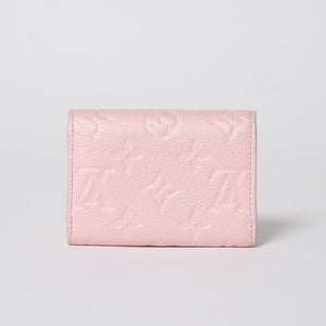 極美品 LOUIS VUITTON ルイヴィトン コインケース 小銭入れ 財布 ポルトモネ ロザリモノグラムアンプラント コンフェッティピンク M29450 中古 4a006056