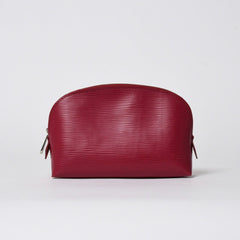 極美品 LOUIS VUITTON ルイヴィトン エピ ポシェット・コスメティック ポーチ M40641 ピンク フューシャ シルバー金具 中古 4a006074