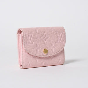 極美品 LOUIS VUITTON ルイヴィトン コインケース 小銭入れ 財布 ポルトモネ ロザリモノグラムアンプラント コンフェッティピンク M29450 中古 4a006056