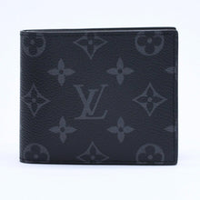 画像をギャラリービューアに読み込む, 新品未使用品 LOUIS VUITTON ルイヴィトン 財布 二つ折り財布 モノグラム・エクリプス ポルトフォイユ・マルコ M62545 ブラック 中古 4a005315