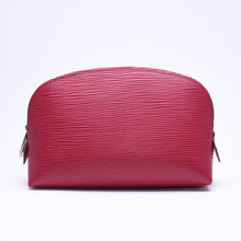 画像をギャラリービューアに読み込む, 極美品 LOUIS VUITTON ルイヴィトン ポシェットコスメティック ポーチ M40641 フランス製 エピレザー フューシャ シルバー金具 中古 4a006076