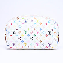 画像をギャラリービューアに読み込む, 極美品 LOUIS VUITTON ルイヴィトン ポーチ マルチカラー ポシェット コスメティック 化粧ポーチ M47354 ゴールド金具 中古 4a006048