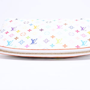 極美品 LOUIS VUITTON ルイヴィトン ポーチ マルチカラー ポシェット コスメティック 化粧ポーチ M47354 ゴールド金具 中古 4a006048