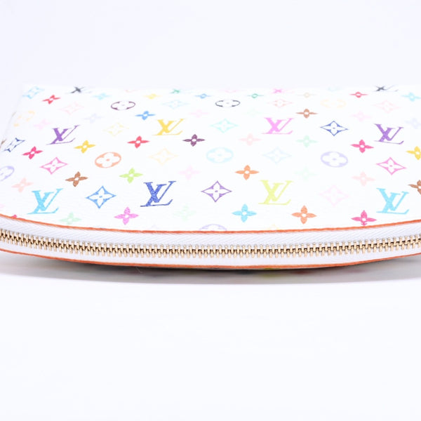 極美品 LOUIS VUITTON ルイヴィトン ポーチ マルチカラー ポシェット コスメティック 化粧ポーチ M47354 ゴールド金具 中古 4a006048