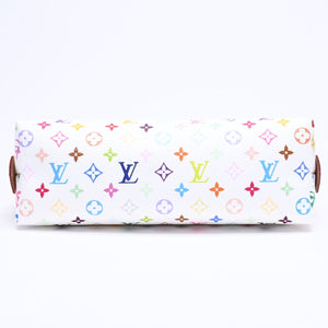 極美品 LOUIS VUITTON ルイヴィトン ポーチ マルチカラー ポシェット コスメティック 化粧ポーチ M47354 ゴールド金具 中古 4a006048