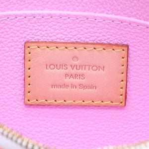 極美品 LOUIS VUITTON ルイヴィトン ポーチ マルチカラー ポシェット コスメティック 化粧ポーチ M47354 ゴールド金具 中古 4a006048
