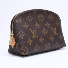 画像をギャラリービューアに読み込む, 新品同様 LOUIS VUITTON ルイヴィトン ポシェットコスメティックPM ポーチ M47515 モノグラム ブラウン ゴールド金具 中古 4a006098