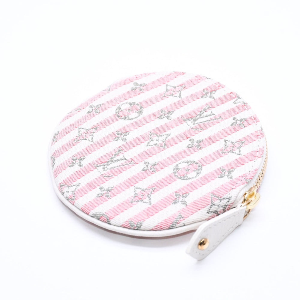 極美品 LOUIS VUITTON ルイヴィトン モノグラム ミニ ラン クロワゼット ポルトモネ ロン コインケース M95499 小物入れ 中古 4a006062