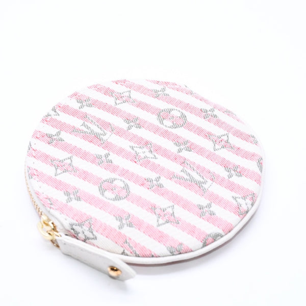 極美品 LOUIS VUITTON ルイヴィトン モノグラム ミニ ラン クロワゼット ポルトモネ ロン コインケース M95499 小物入れ 中古 4a006062