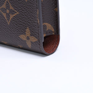 極美品 LOUIS VUITTON ルイヴィトン モノグラム エテュイ シガレットケース ブラウン M63024 タバコケース iQOSケース PVC 中古 4a006059