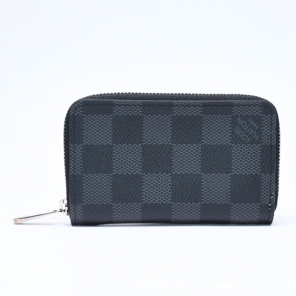 極美品 LOUIS VUITTON ルイヴィトン 財布 ジッピーコインパース コインケース カードケース ミニウォレット N63076 ダミエグラフィット 中古 4a006052
