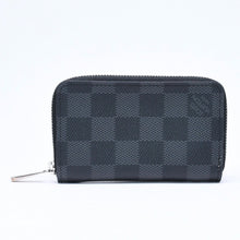 将图片加载到图库查看器中。 極美品 LOUIS VUITTON ルイヴィトン 財布 ジッピーコインパース コインケース カードケース ミニウォレット N63076 ダミエグラフィット 中古 4a006052