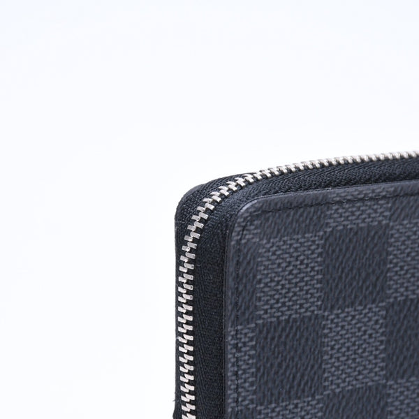 極美品 LOUIS VUITTON ルイヴィトン 財布 ジッピーコインパース コインケース カードケース ミニウォレット N63076 ダミエグラフィット 中古 4a006052
