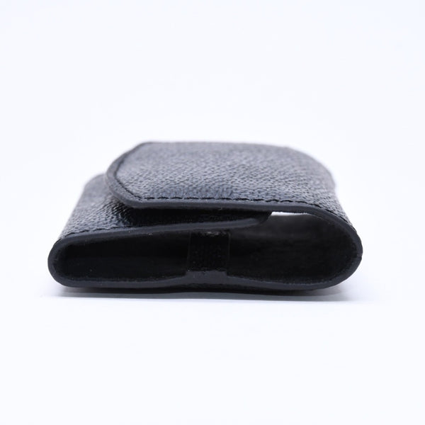極美品 LOUIS VUITTON ルイヴィトン ブトンドゥマンシェット ソーホー カフス M62595 ダミエグラフィット レザー メタル 中古 4a006068