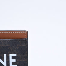 画像をギャラリービューアに読み込む, 極美品 CELINE セリーヌ カードケース カードホルダー トリオンフキャンバス W-SD-4202 ブラウン ブラック 中古 4a006065