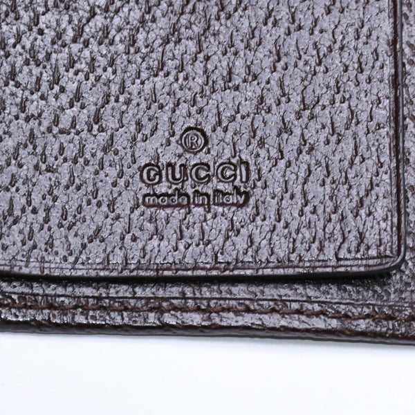 極美品 GUCCI グッチ キーケース 小物 イタリア製 GGキャンバス レザー ベージュ ブラウン シルバー金具 中古 4a006070