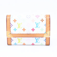 将图片加载到图库查看器中。 LOUIS VUITTON ルイヴィトン ポルトモネ プラ コインケース 小銭入れ M92657 モノグラム マルチカラー ホワイト 村上隆 美品 中古 4a006047