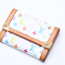 将图片加载到图库查看器中。 LOUIS VUITTON ルイヴィトン ポルトモネ プラ コインケース 小銭入れ M92657 モノグラム マルチカラー ホワイト 村上隆 美品 中古 4a006047