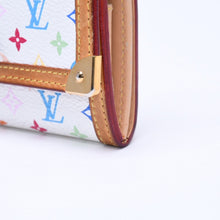 将图片加载到图库查看器中。 LOUIS VUITTON ルイヴィトン ポルトモネ プラ コインケース 小銭入れ M92657 モノグラム マルチカラー ホワイト 村上隆 美品 中古 4a006047
