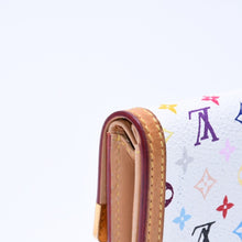 将图片加载到图库查看器中。 LOUIS VUITTON ルイヴィトン ポルトモネ プラ コインケース 小銭入れ M92657 モノグラム マルチカラー ホワイト 村上隆 美品 中古 4a006047