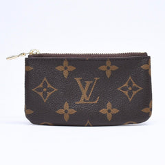 極美品 LOUIS VUITTON ルイヴィトン ポシェット クレ コインケース 小銭入れ M62650 モノグラム ブラウン 中古 4a006081