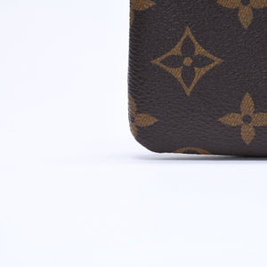 極美品 LOUIS VUITTON ルイヴィトン ポシェット クレ コインケース 小銭入れ M62650 モノグラム ブラウン 中古 4a006081