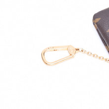 Load the image into the gallery viewer. 極美品 LOUIS VUITTON ルイヴィトン ポシェット クレ コインケース 小銭入れ M62650 モノグラム ブラウン 中古 4a006081