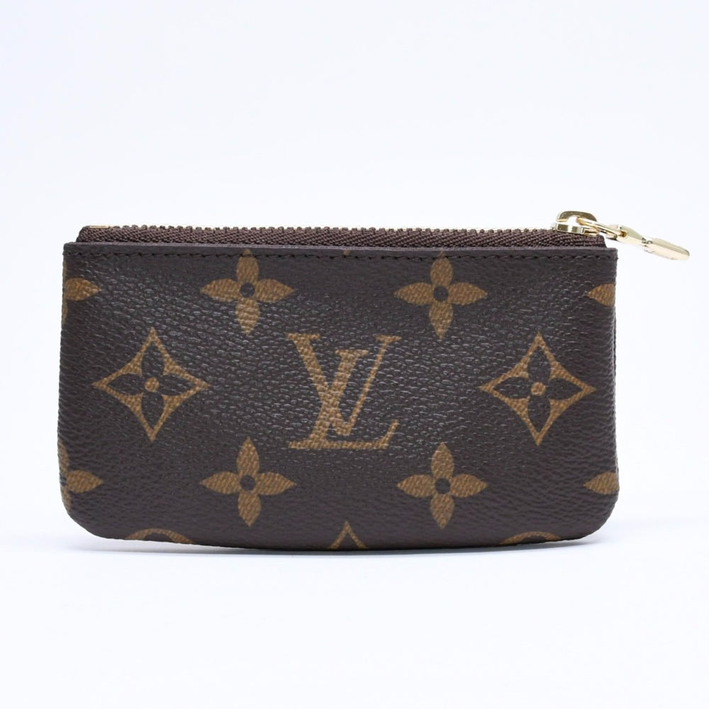 極美品 LOUIS VUITTON ルイヴィトン ポシェット クレ コインケース 小銭入れ M62650 モノグラム ブラウン 中古 4a006081