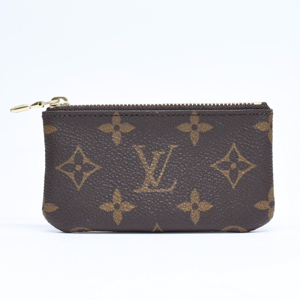 極美品 LOUIS VUITTON ルイヴィトン ポシェット クレ コインケース 小銭入れ M62650 モノグラム ブラウン 中古 4a006094