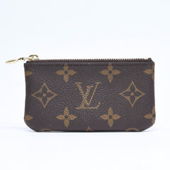 極美品 LOUIS VUITTON ルイヴィトン ポシェット クレ コインケース 小銭入れ M62650 モノグラム ブラウン 中古 4a006094