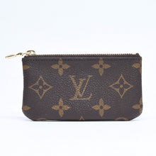 Load the image into the gallery viewer. 極美品 LOUIS VUITTON ルイヴィトン ポシェット クレ コインケース 小銭入れ M62650 モノグラム ブラウン 中古 4a006094