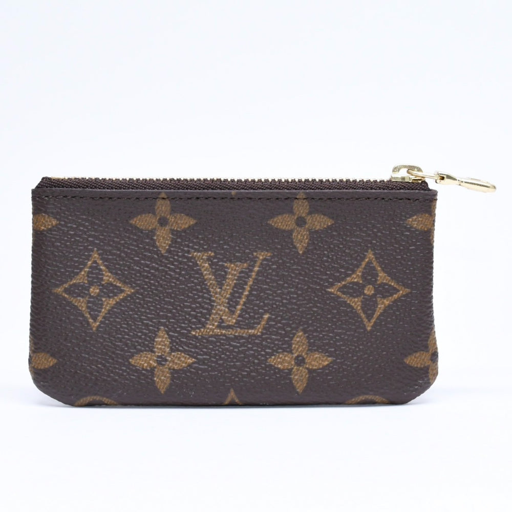 極美品 LOUIS VUITTON ルイヴィトン ポシェット クレ コインケース 小銭入れ M62650 モノグラム ブラウン 中古 4a006094